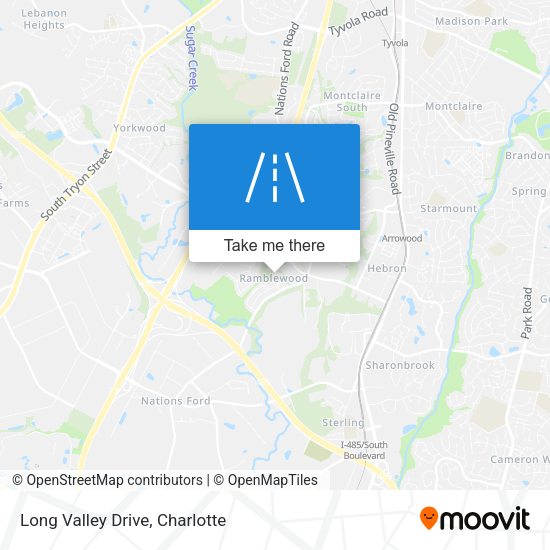 Long Valley Drive map