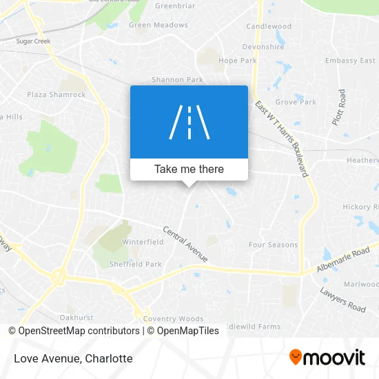 Mapa de Love Avenue