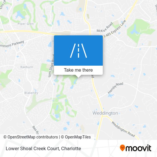 Lower Shoal Creek Court map