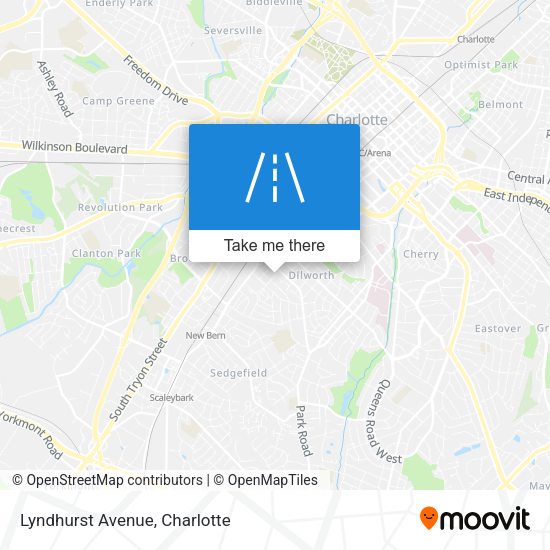 Mapa de Lyndhurst Avenue