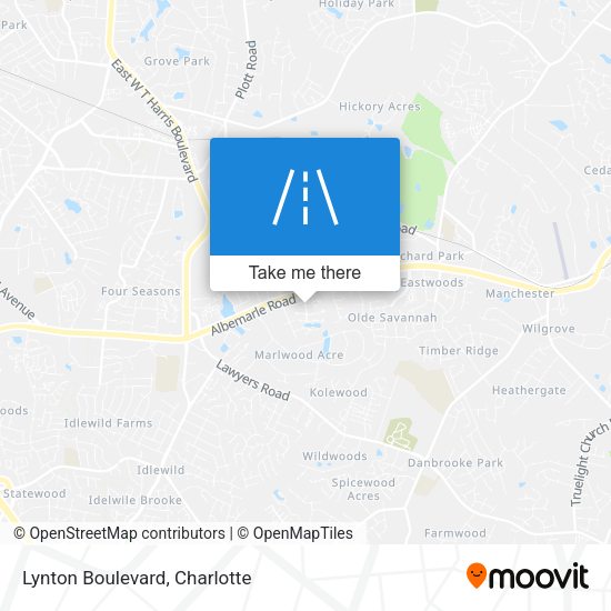 Mapa de Lynton Boulevard
