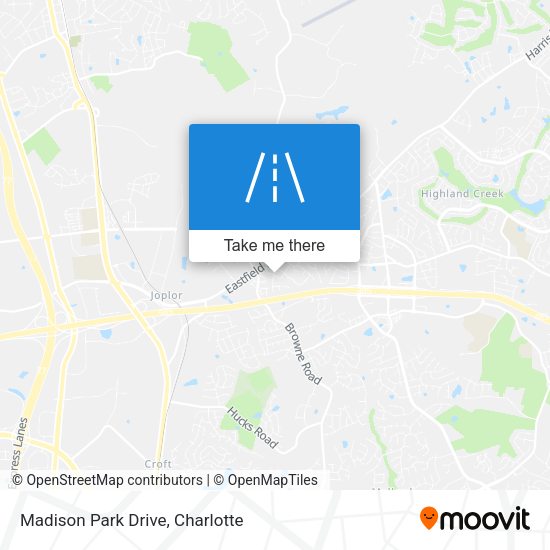 Madison Park Drive map