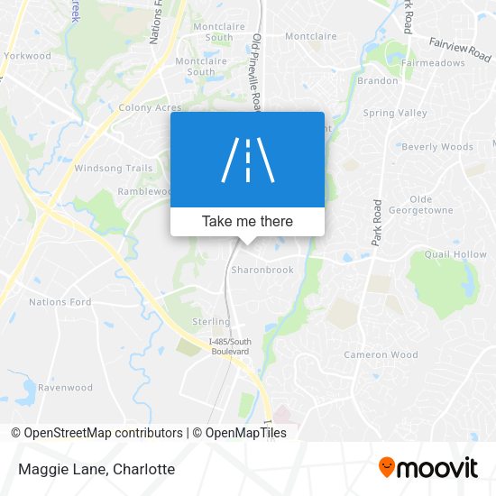 Mapa de Maggie Lane