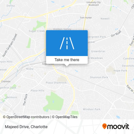 Mapa de Majeed Drive