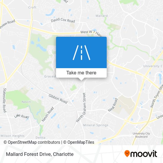 Mallard Forest Drive map