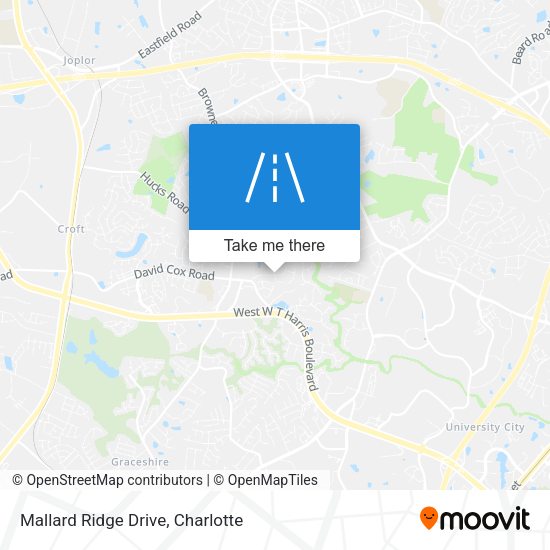 Mallard Ridge Drive map