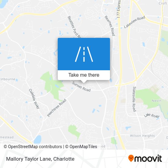 Mallory Taylor Lane map
