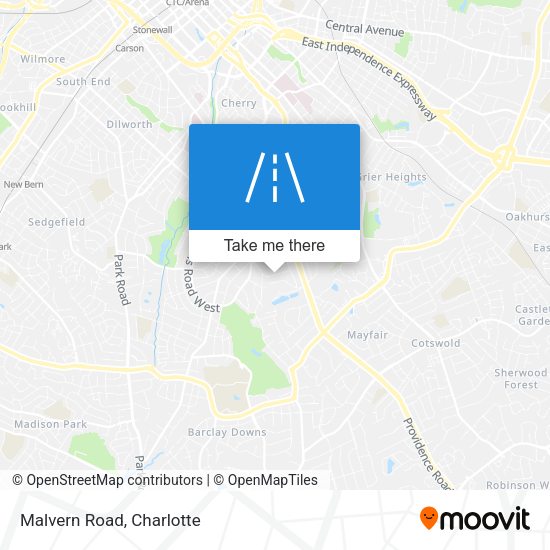 Mapa de Malvern Road