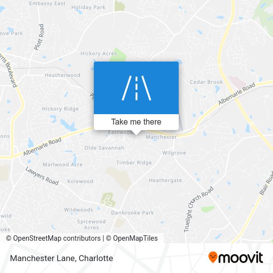 Mapa de Manchester Lane