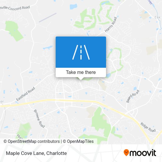 Mapa de Maple Cove Lane