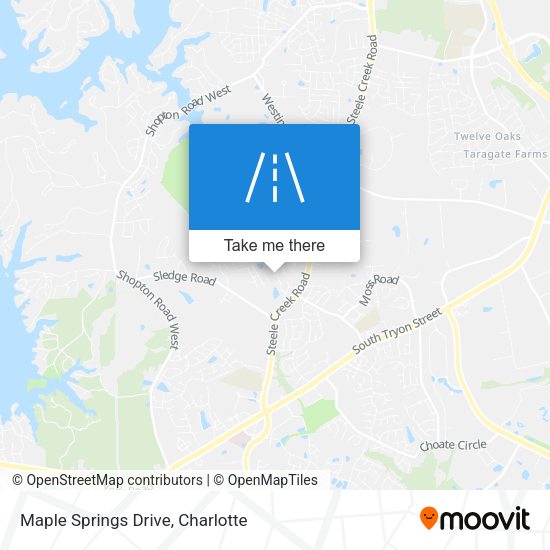 Mapa de Maple Springs Drive