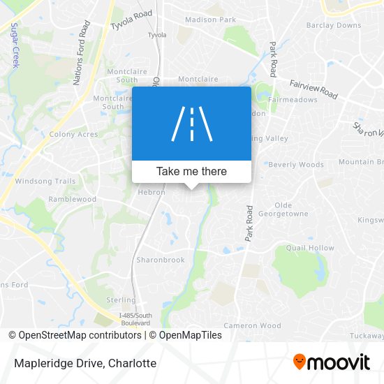 Mapa de Mapleridge Drive