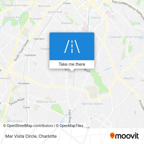 Mar Vista Circle map