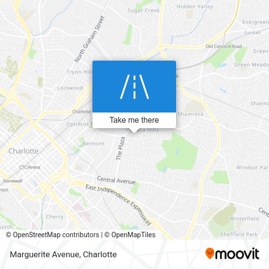 Marguerite Avenue map