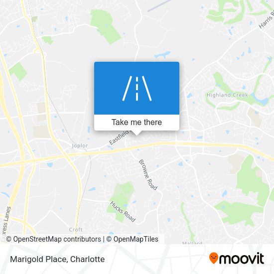Mapa de Marigold Place