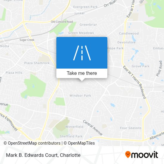 Mapa de Mark B. Edwards Court