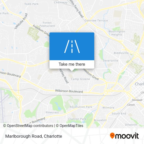 Marlborough Road map