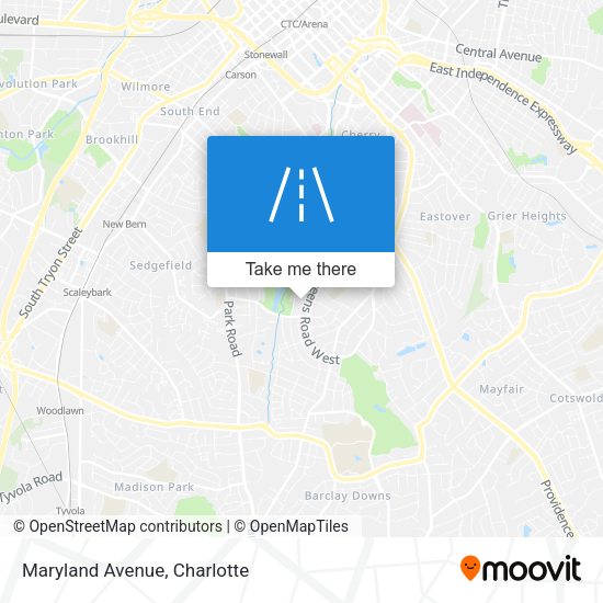 Mapa de Maryland Avenue