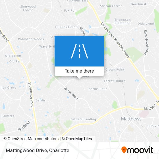 Mattingwood Drive map
