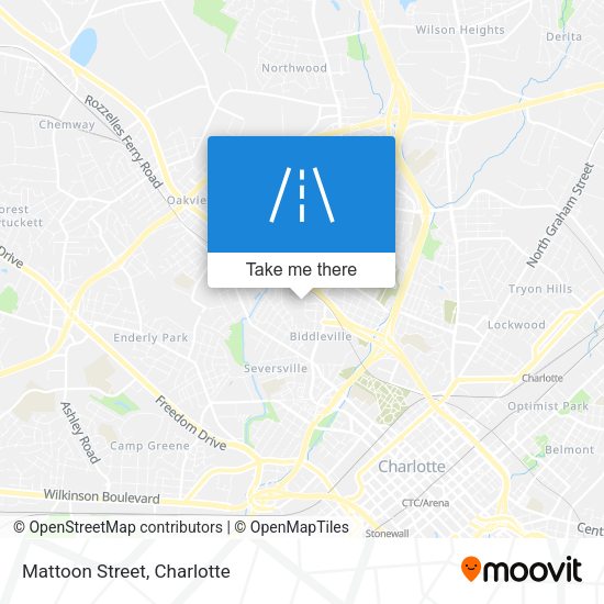 Mattoon Street map