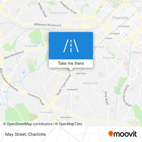 Mapa de May Street
