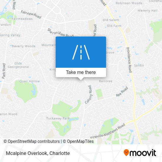 Mcalpine Overlook map