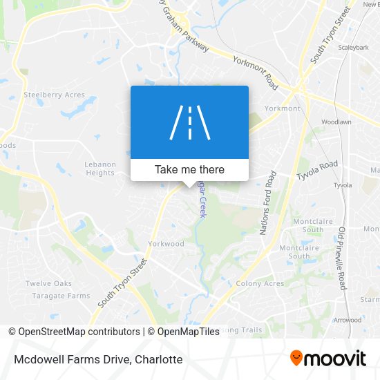 Mapa de Mcdowell Farms Drive