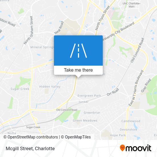 Mcgill Street map