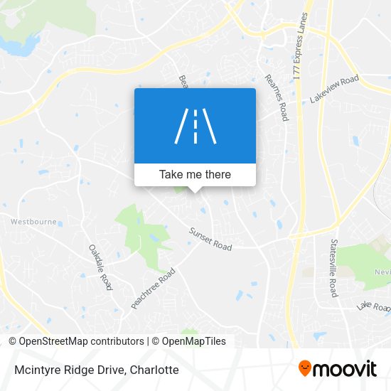 Mcintyre Ridge Drive map