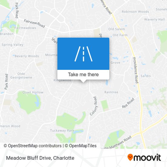 Mapa de Meadow Bluff Drive