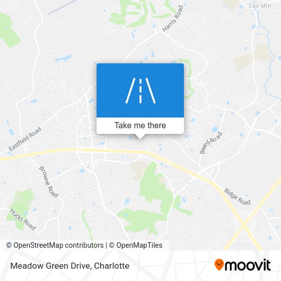 Meadow Green Drive map