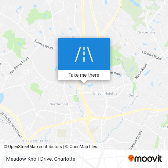 Meadow Knoll Drive map