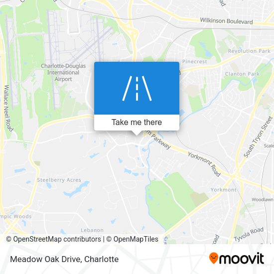Mapa de Meadow Oak Drive