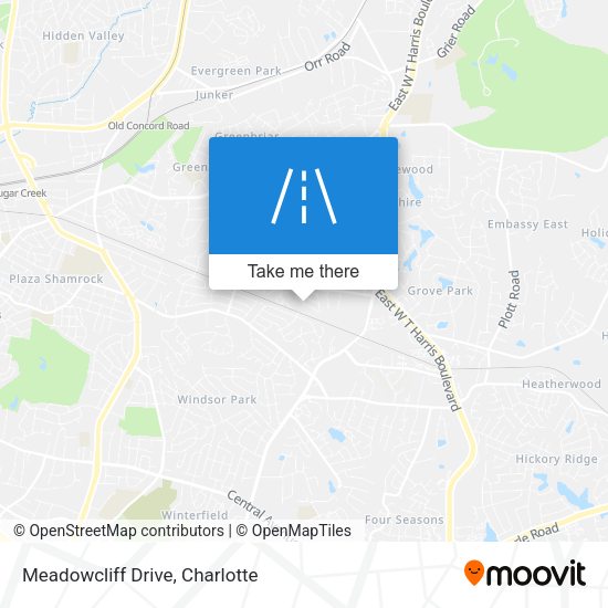 Mapa de Meadowcliff Drive