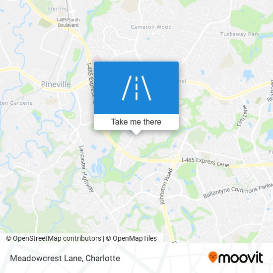 Meadowcrest Lane map