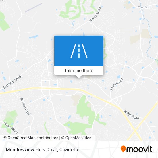 Mapa de Meadowview Hills Drive
