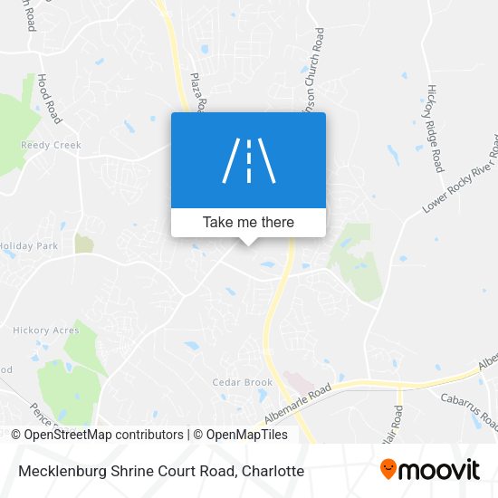 Mapa de Mecklenburg Shrine Court Road