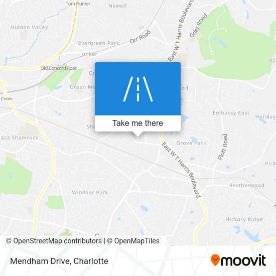 Mapa de Mendham Drive