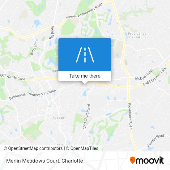 Merlin Meadows Court map