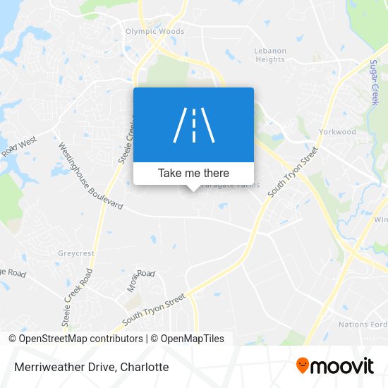 Merriweather Drive map