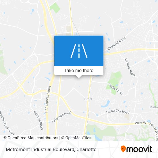 Metromont Industrial Boulevard map