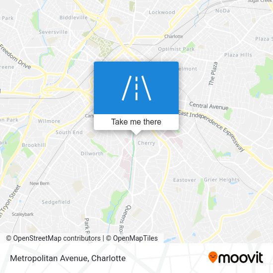 Mapa de Metropolitan Avenue