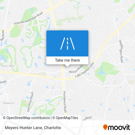 Mapa de Meyers Hunter Lane