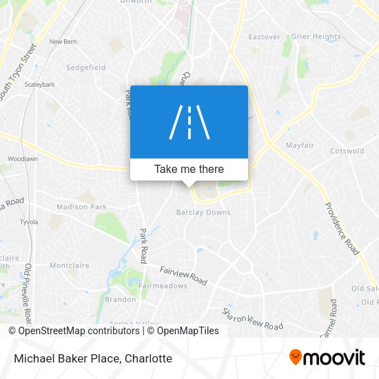 Mapa de Michael Baker Place