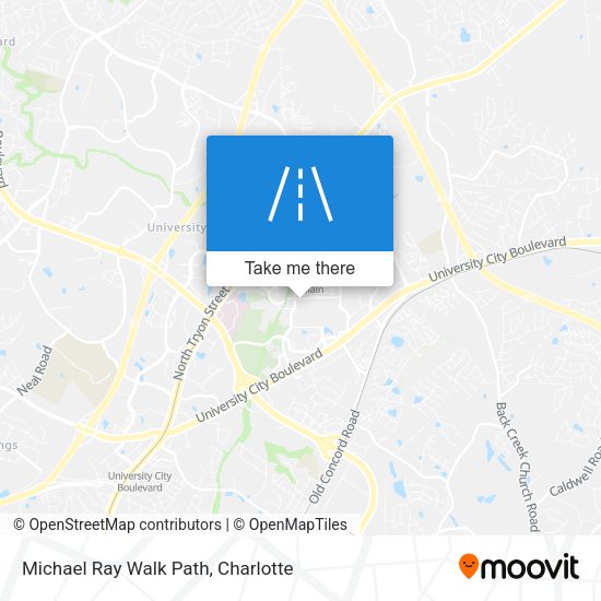 Michael Ray Walk Path map