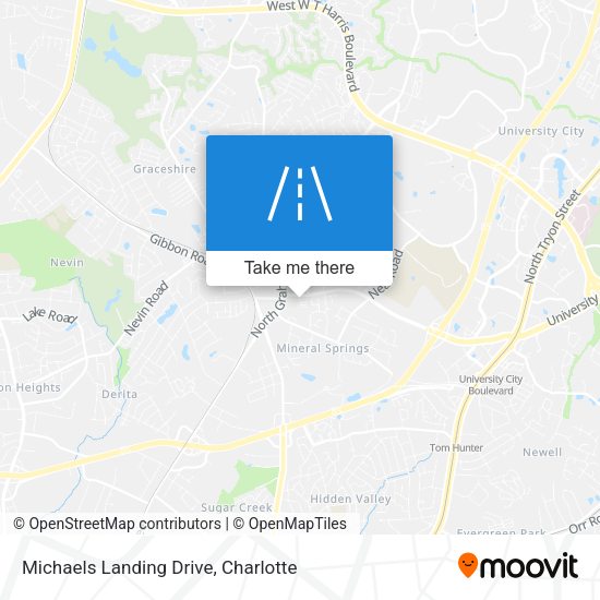 Michaels Landing Drive map