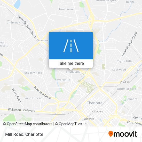 Mapa de Mill Road