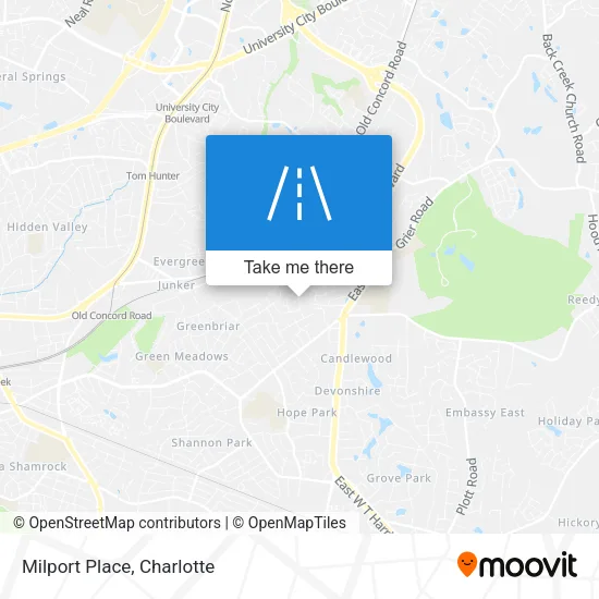 Milport Place map
