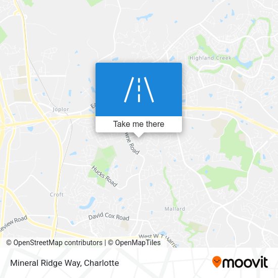 Mineral Ridge Way map