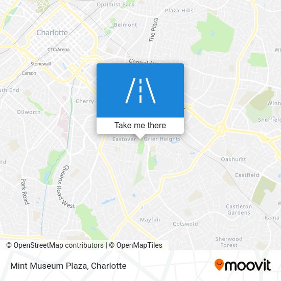 Mint Museum Plaza map